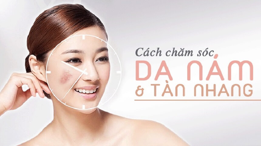 cách chăm sóc da mặt bị nám