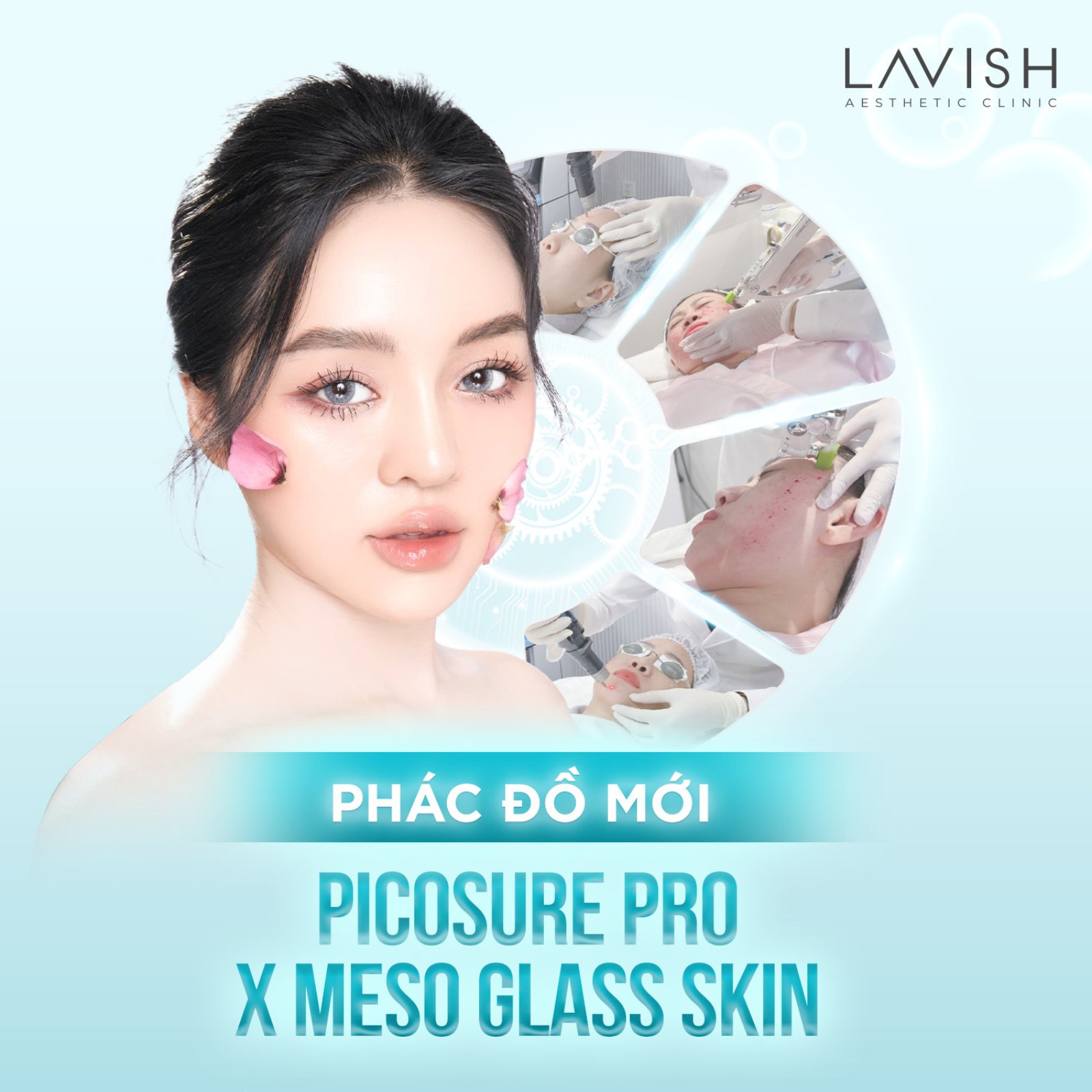 phác đồ mới pico pro meso glass skin