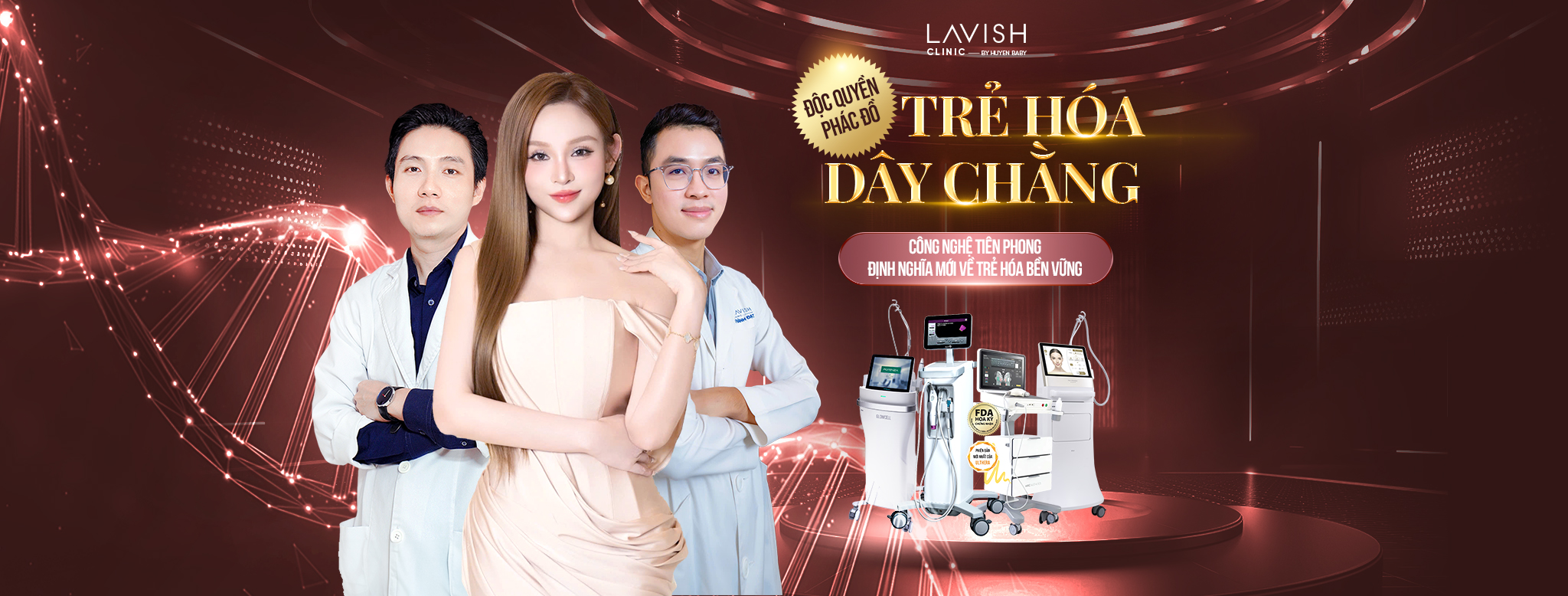 Trẻ hóa dây chằng công nghệ cao Lavish Clinic
