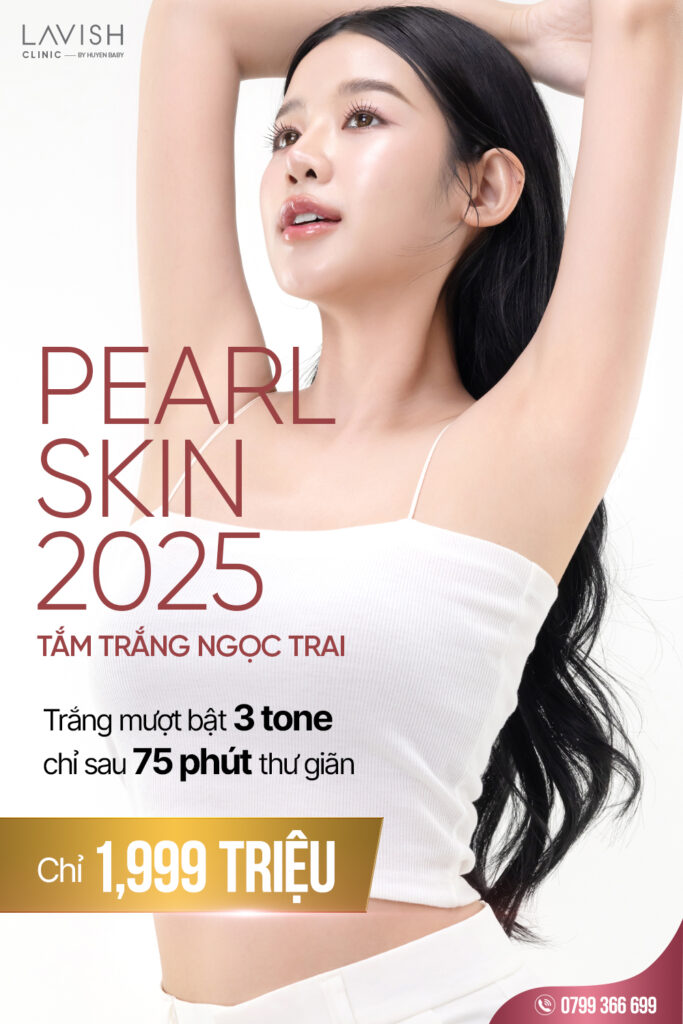 tắm trắng pearl skin_lavish clinic