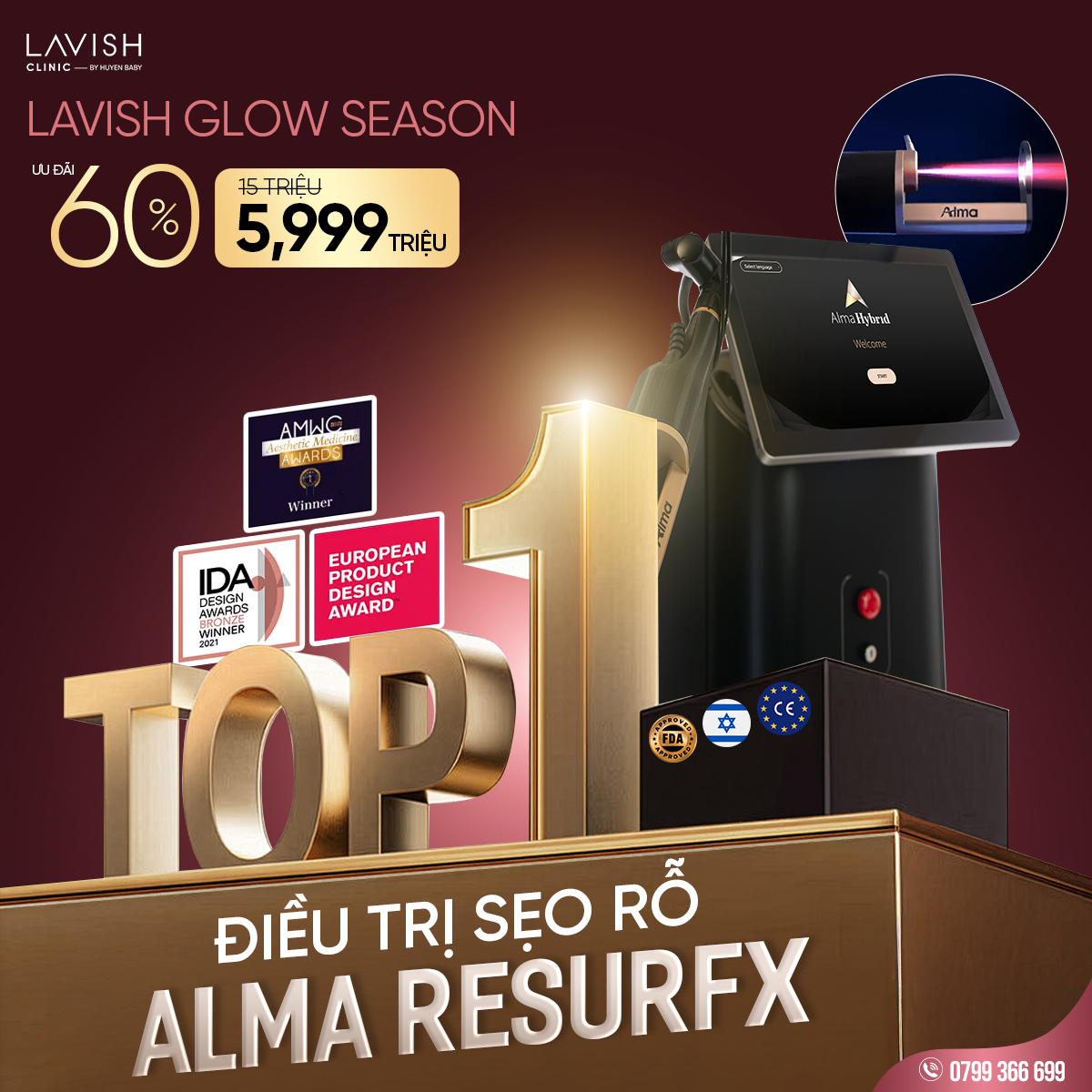 lavishclinictriseorohieuqua_almaresurfx